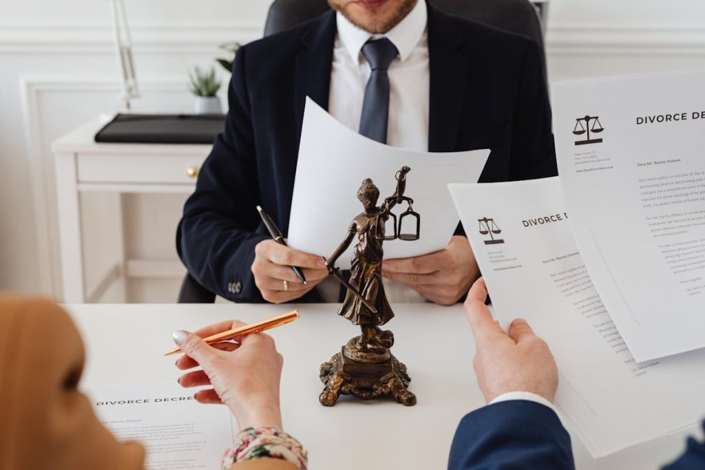 A lawyer talking about common legal issues